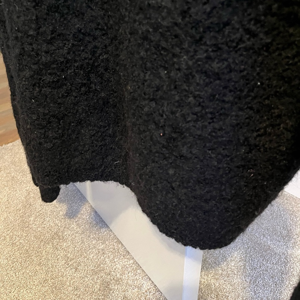 & Other Stories Women's Small Wool Chunky Fuzzy Cropped Pullover - Picture 8 of 12